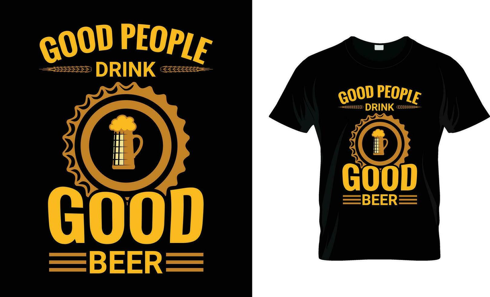cerveza tipografía t camisa diseño para hombres, frío cerveza tipografía diseño, taza, póster diseño. vector