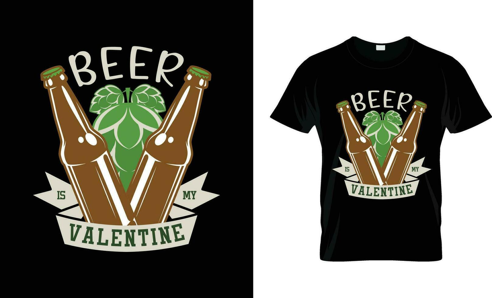 cerveza tipografía t camisa diseño para hombres, frío cerveza tipografía diseño, taza, póster diseño. vector