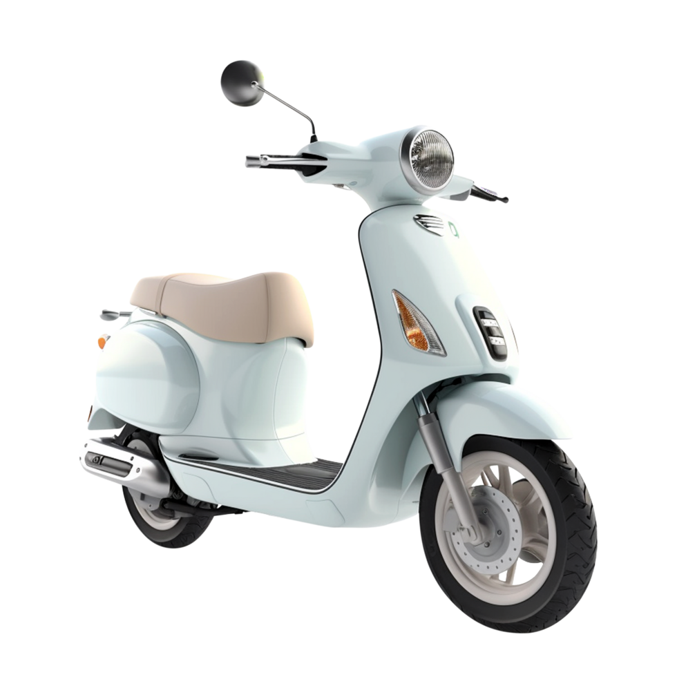 Scooter png motor scooter transparent background ai generated