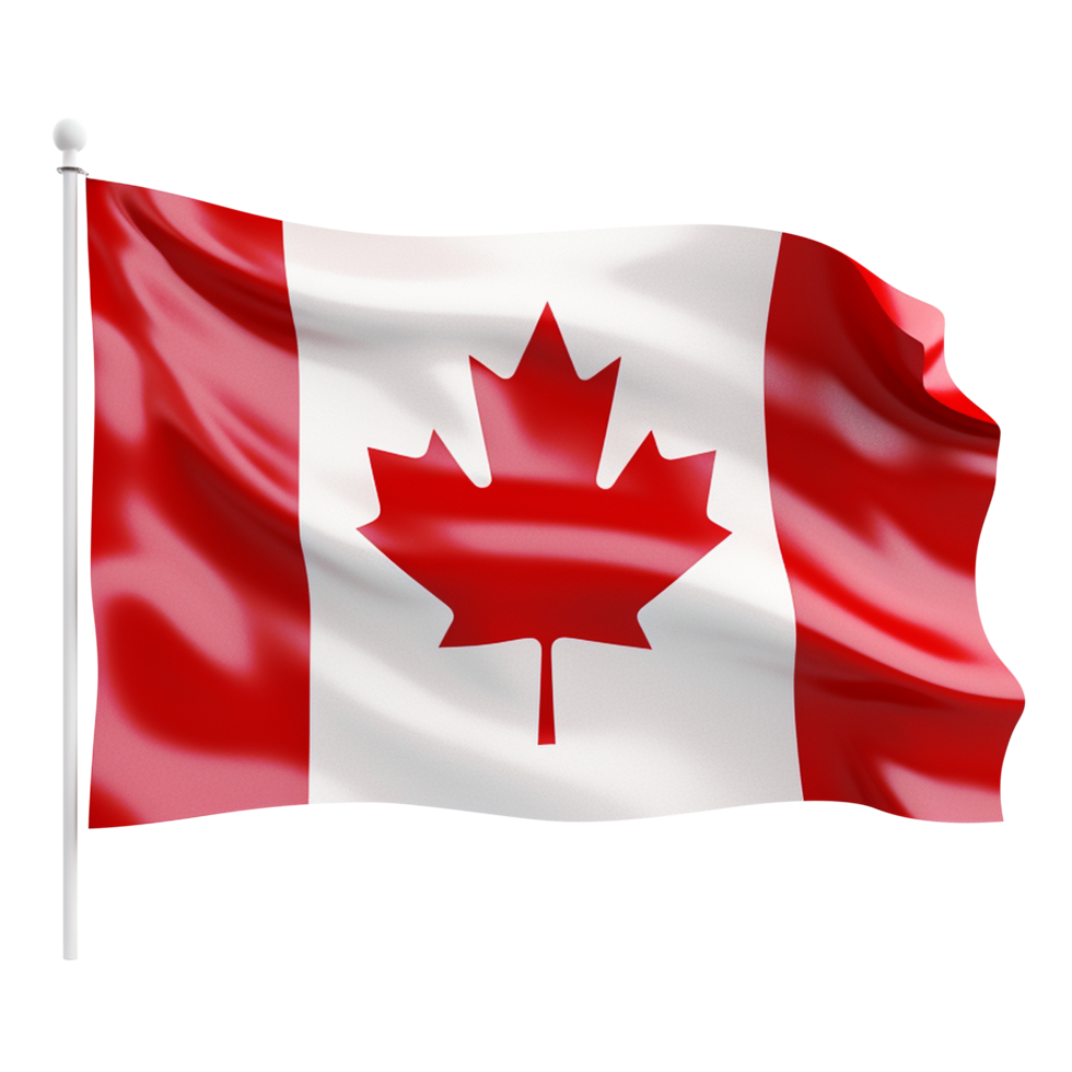 Canada flag png Can flag png the flag of the Canada png transparent background flag Canada png the Canada flag on pole Canada flag on the flagpoles Canada flag background ai generated