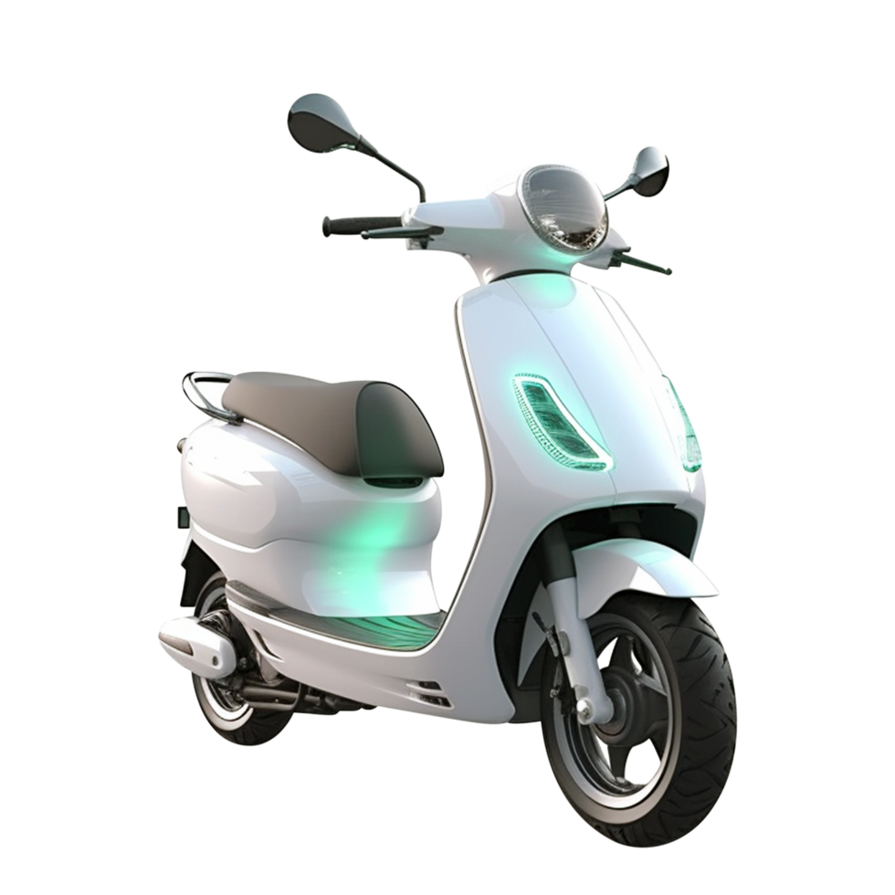 scooter png motor scooter transparente antecedentes ai generado