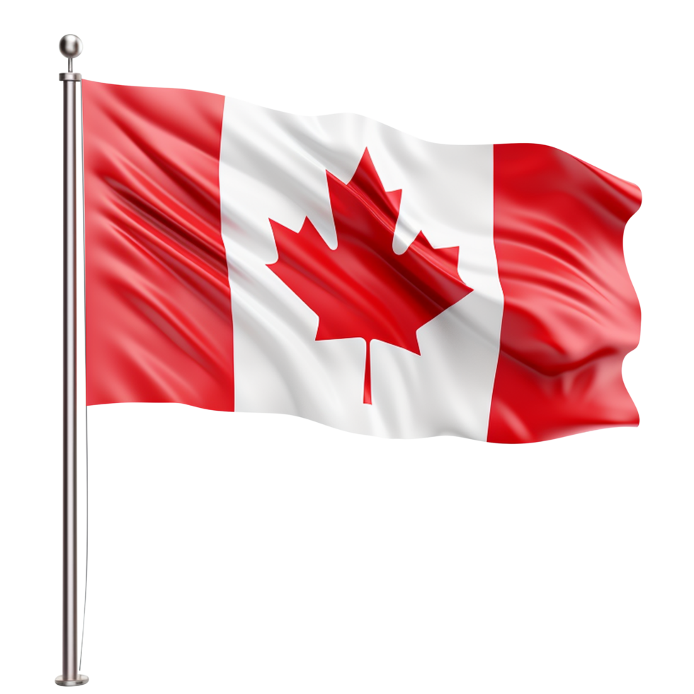 Canada flag png Can flag png the flag of the Canada png transparent background flag Canada png the Canada flag on pole Canada flag on the flagpoles Canada flag background ai generated