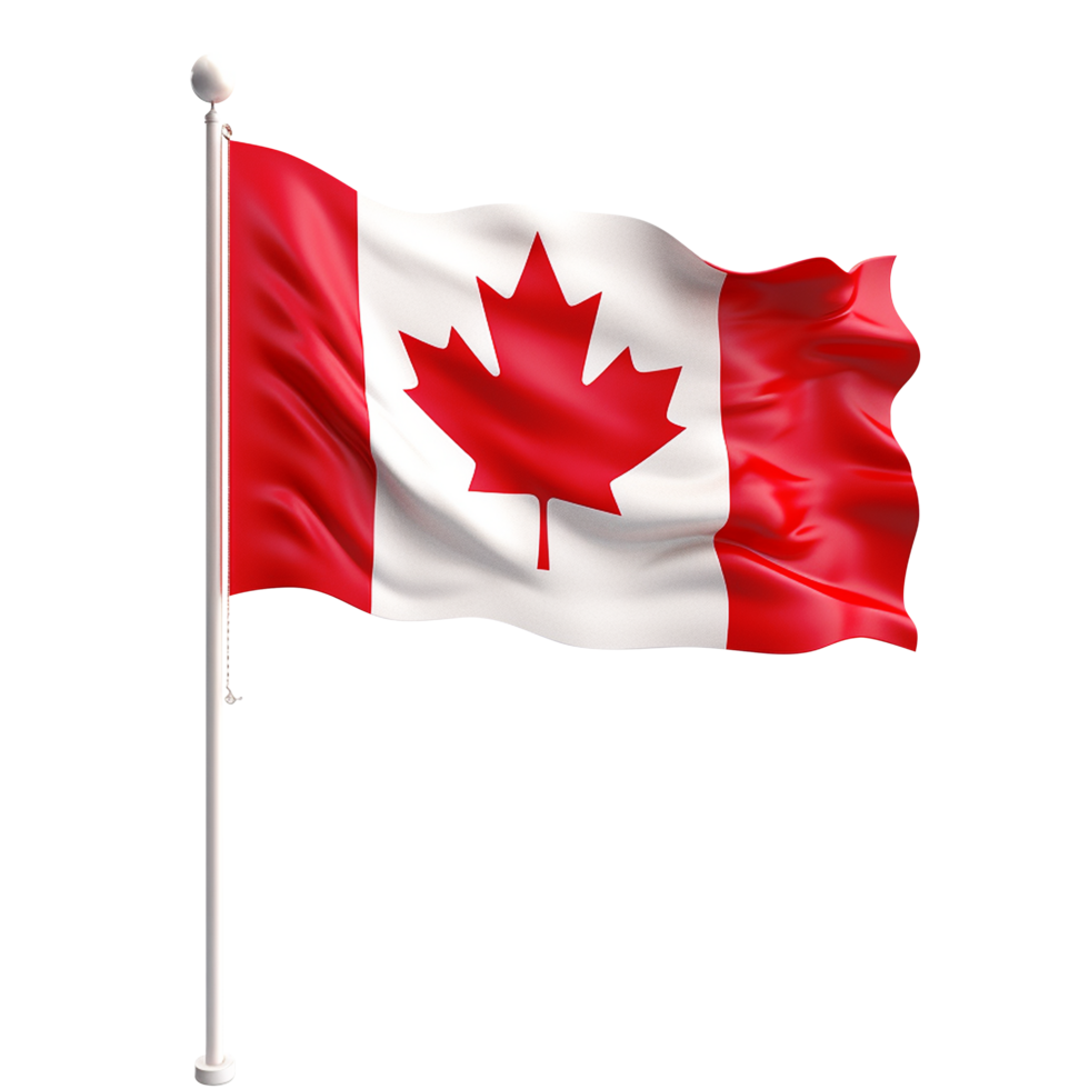 Canada flag png Can flag png the flag of the Canada png transparent background flag Canada png the Canada flag on pole Canada flag on the flagpoles Canada flag background ai generated