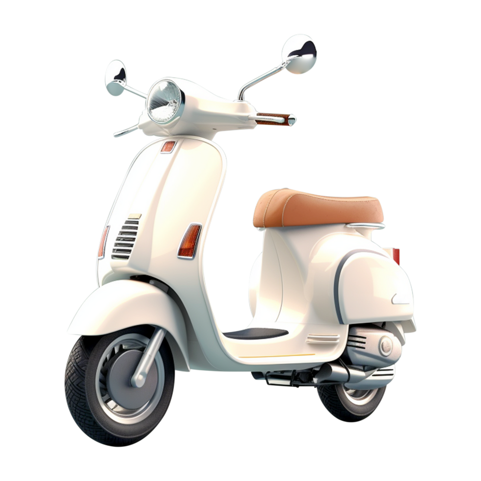 scooter png motor scooter transparente antecedentes ai generado