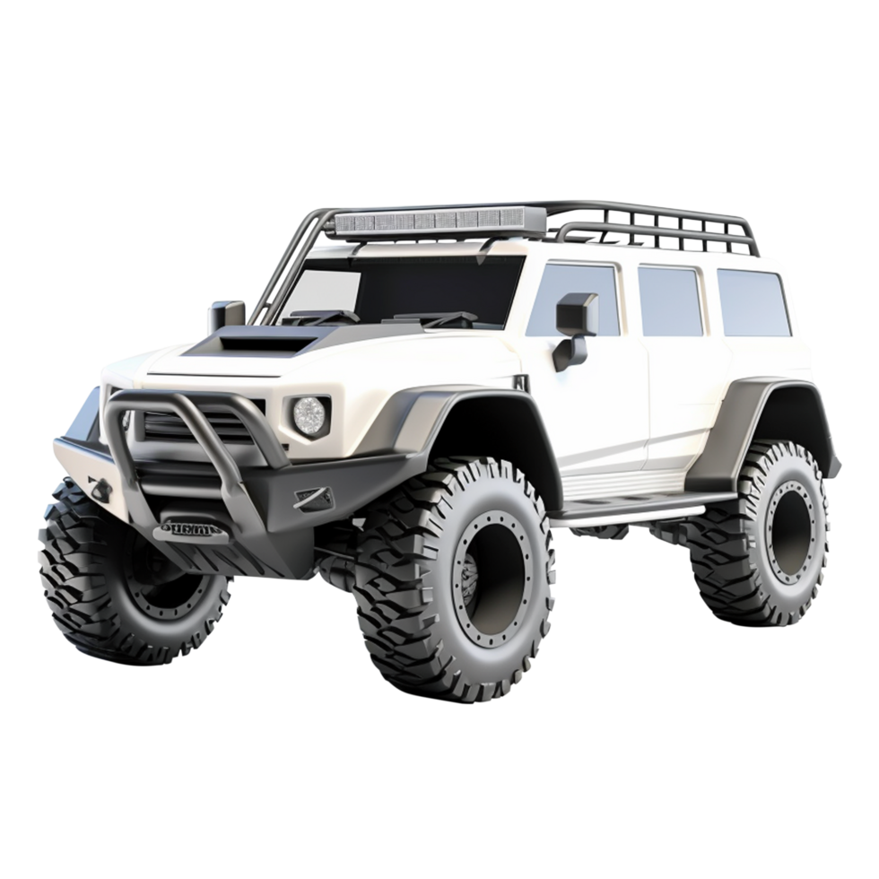Off road car dirt car jeep suv off road vehicle 4x4 four wheel drive dirty car land cruiser png transparent background ai generated