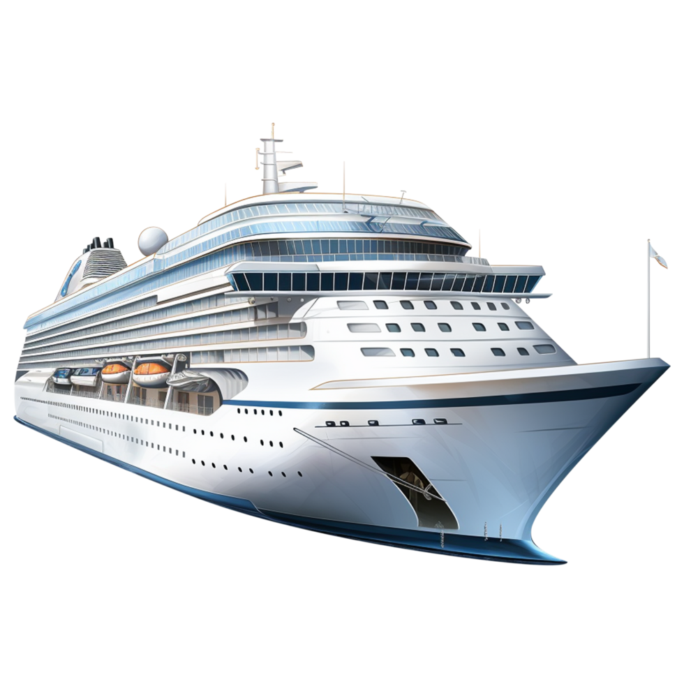 Ship png big ship luxurious ship vessel steamer ship transparent background ai generated