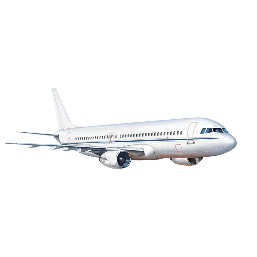 airplane png aircraft airship aeroplane airplane transparent background ai generated