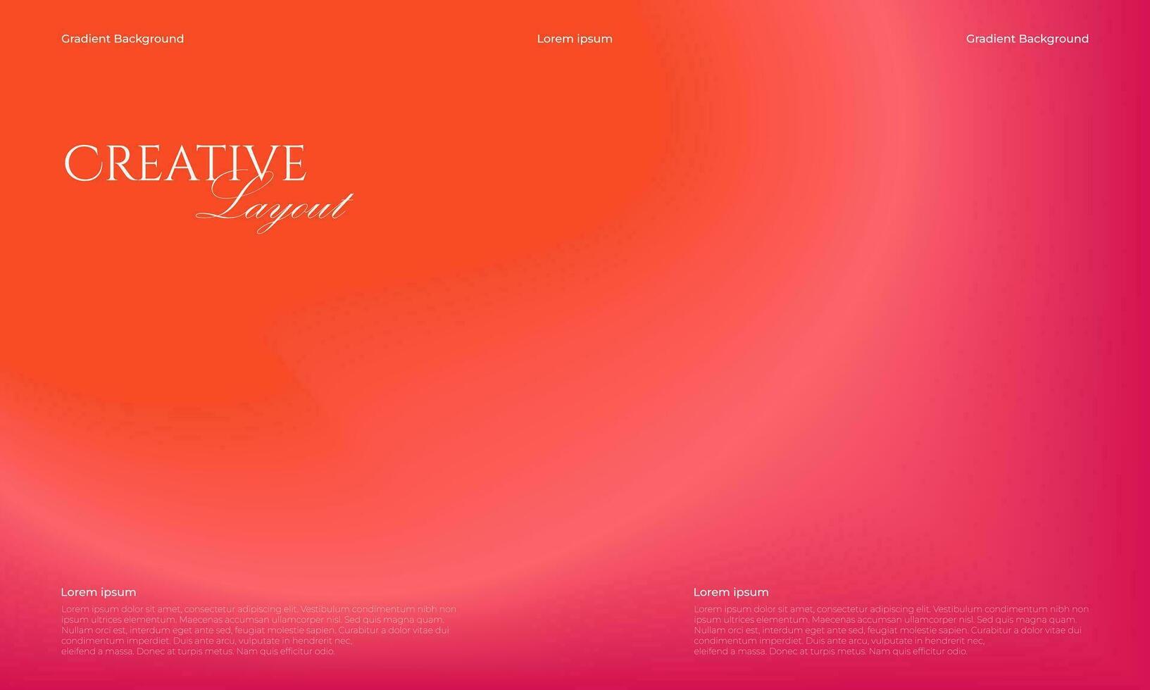 Creative Gradient Hompage Background vector