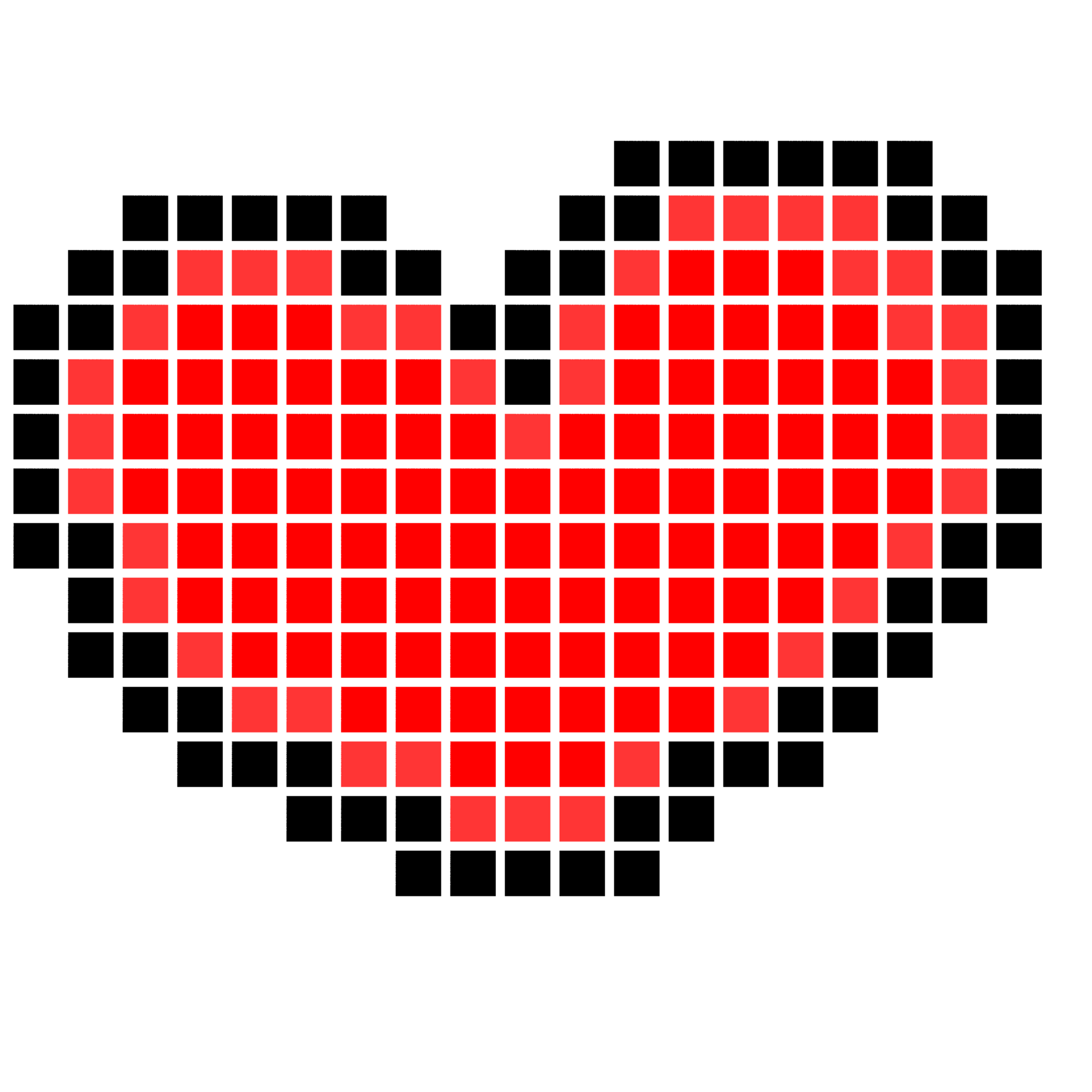 pixel heart pixel illustration 27232636 PNG