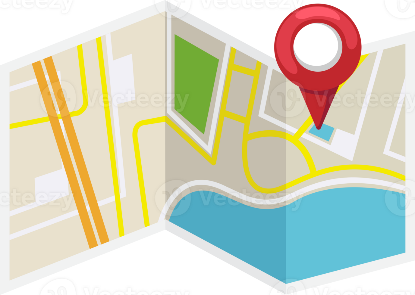 paper map icon png