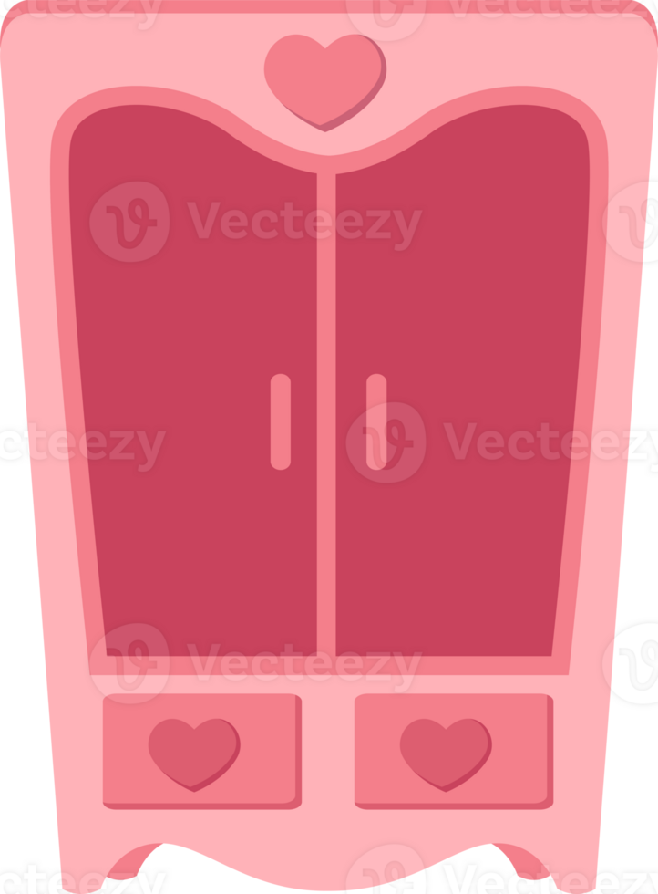 illustration pink wardrobe png
