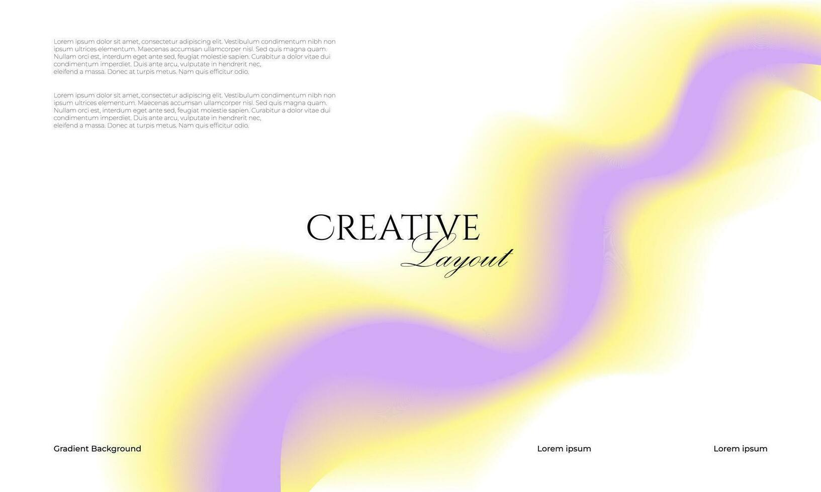 Creative Gradient Hompage Background vector