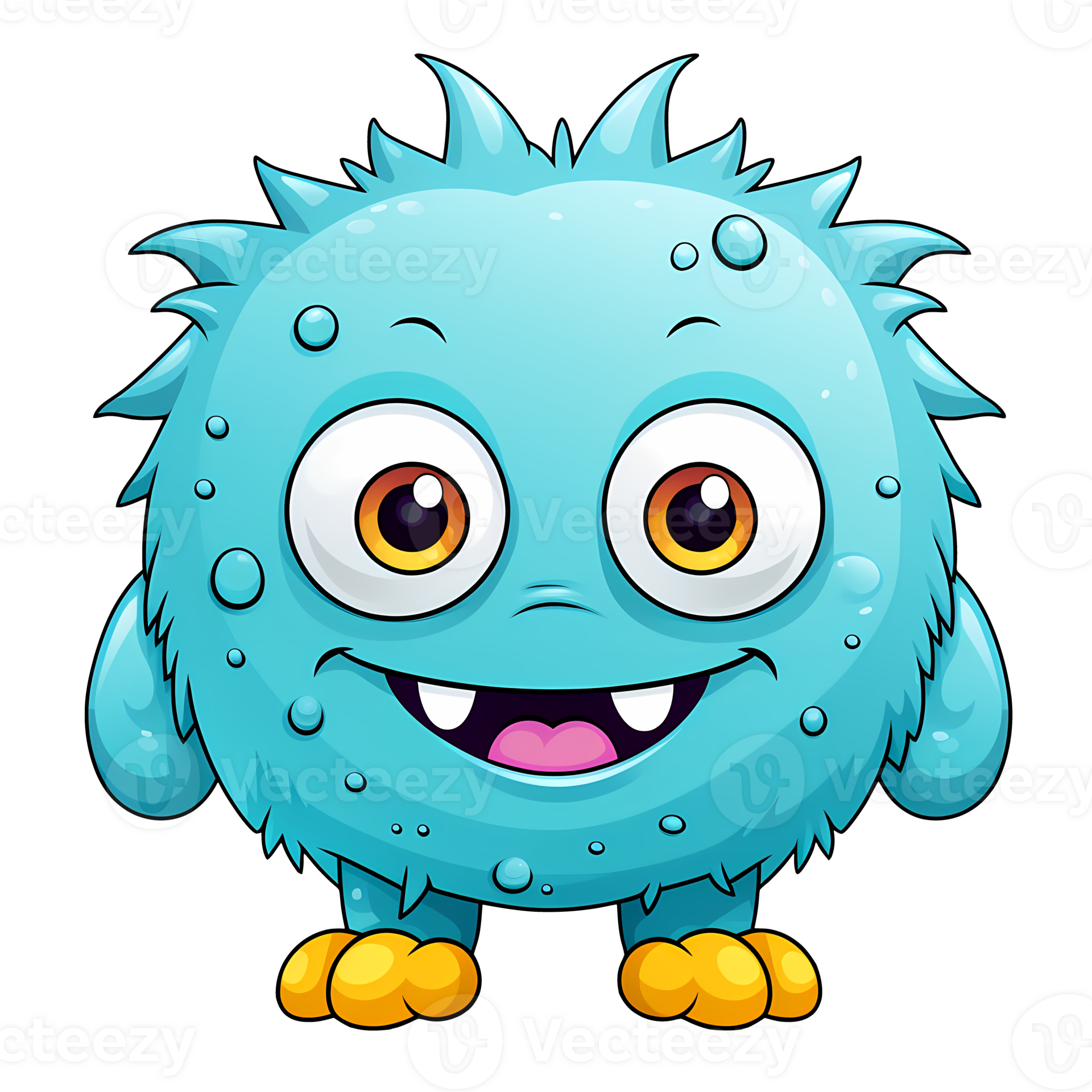 S monster clip art 2d illustration ai generativ 27235357 png