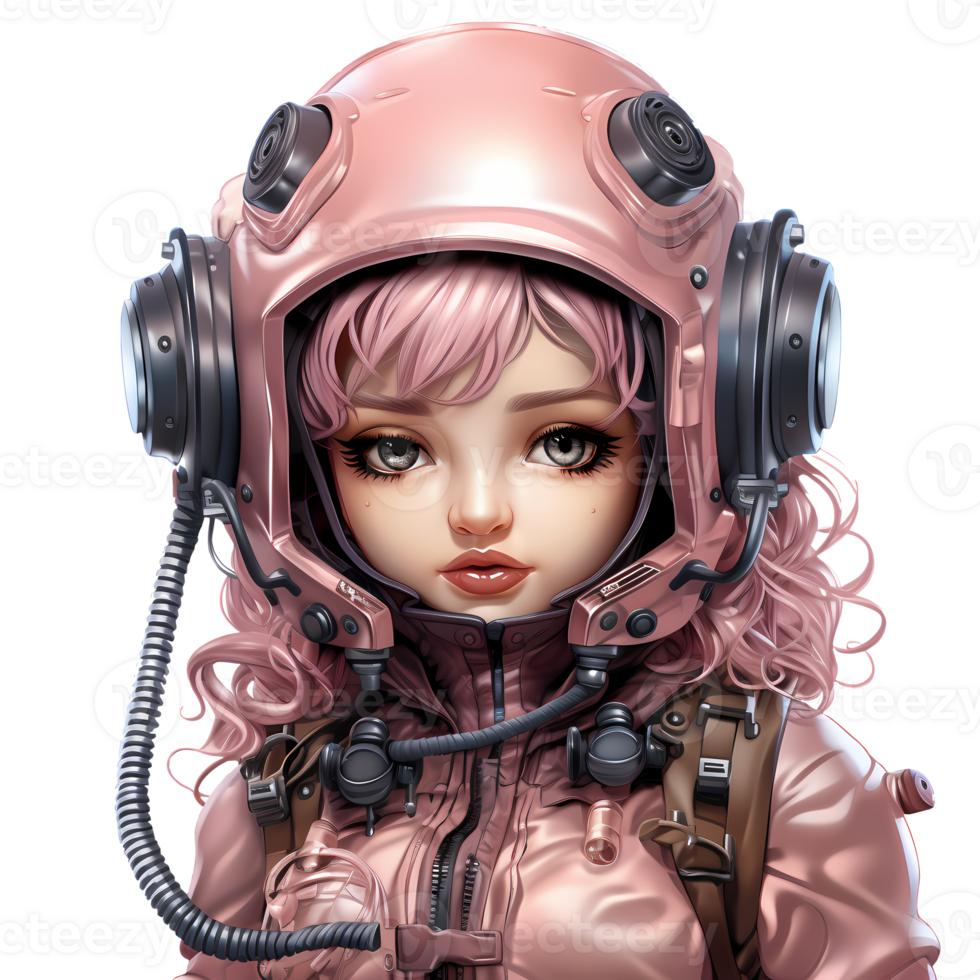 Cute Baby Steampunk Clipart Illustration AI Generative 27236402 PNG