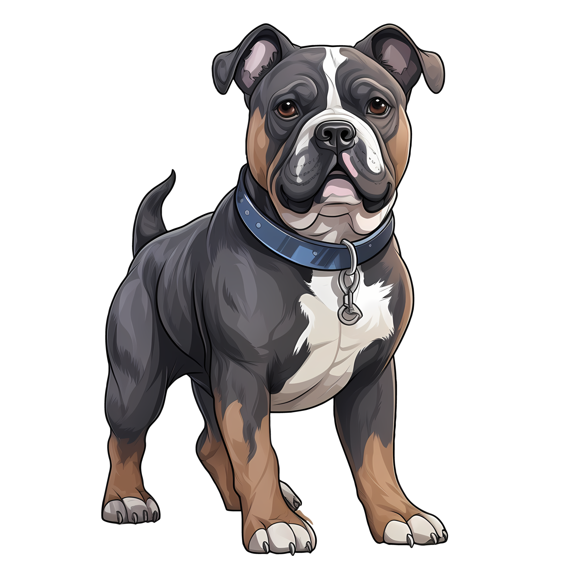 Cute American Bully Dog Clipart AI Generative 27237109 PNG cute-american-bully-dog-clipart-ai-generative-27237109-png