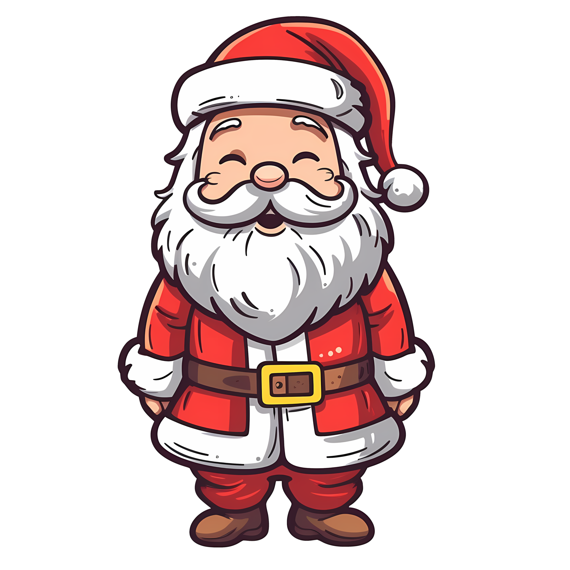 Christmas Santa Claus Clipart Illustration AI Generative 27237748 PNG