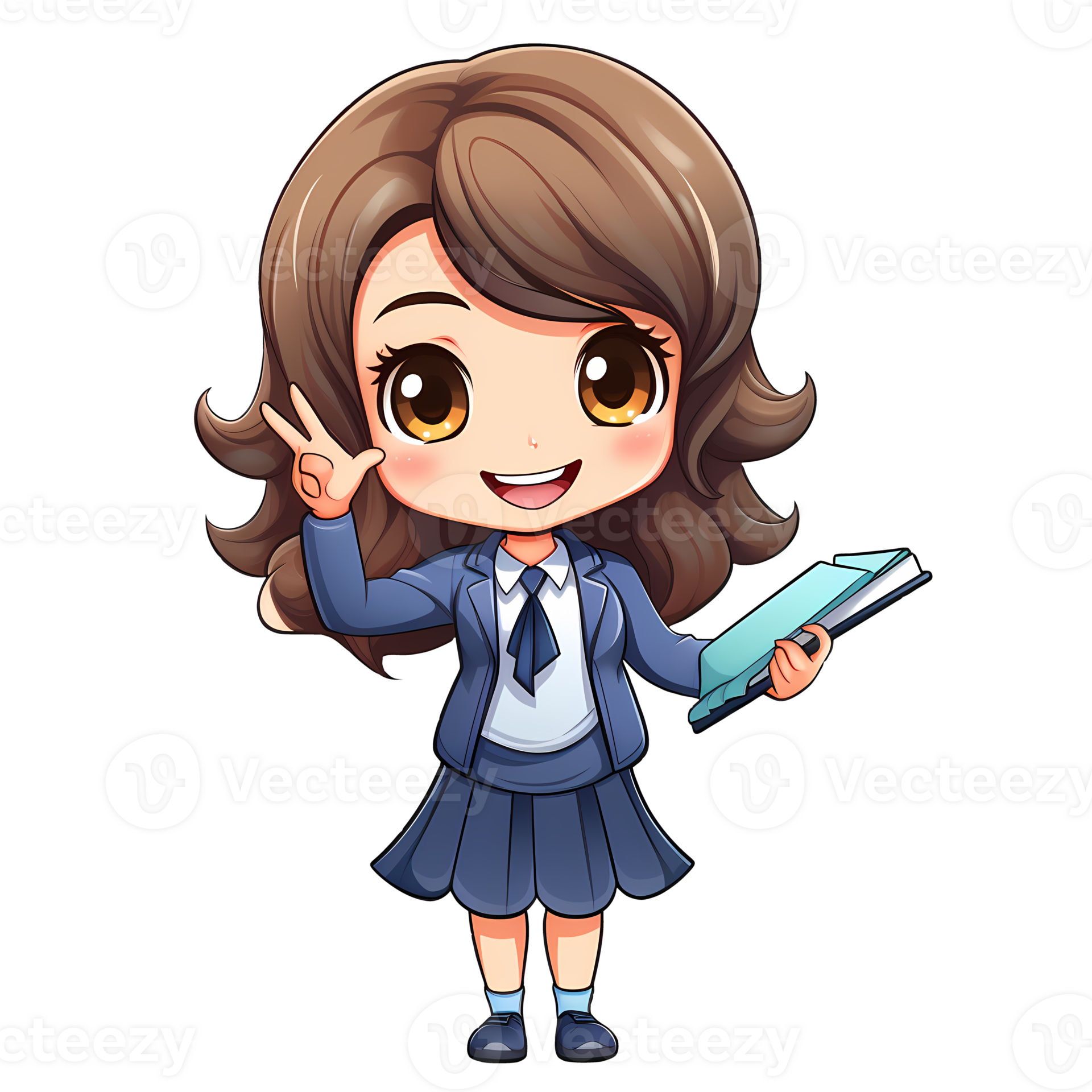 Cute Teacher Back To School Clipart AI Generative 27237870 PNG cute-teacher-back-to-school-clipart-ai-generative-27237870-png
