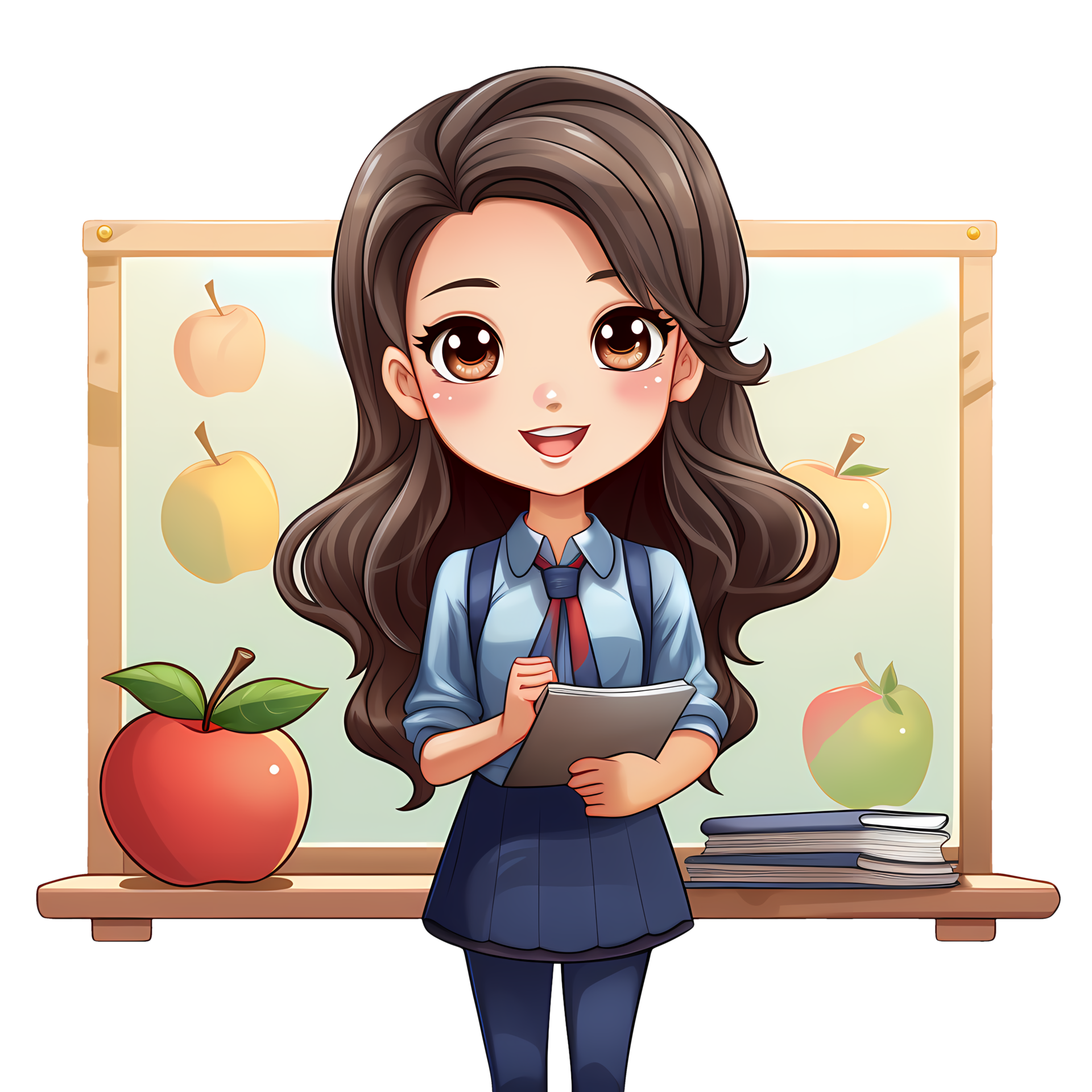 Cute Teacher Back To School Clipart AI Generative 27237891 PNG cute-teacher-back-to-school-clipart-ai-generative-27237891-png