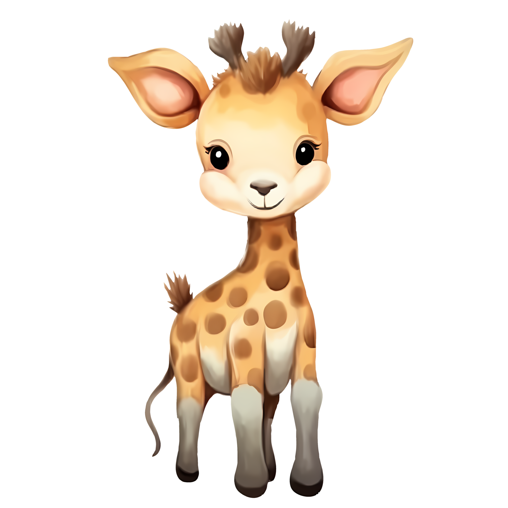 Cute Baby Giraffe Clip Art