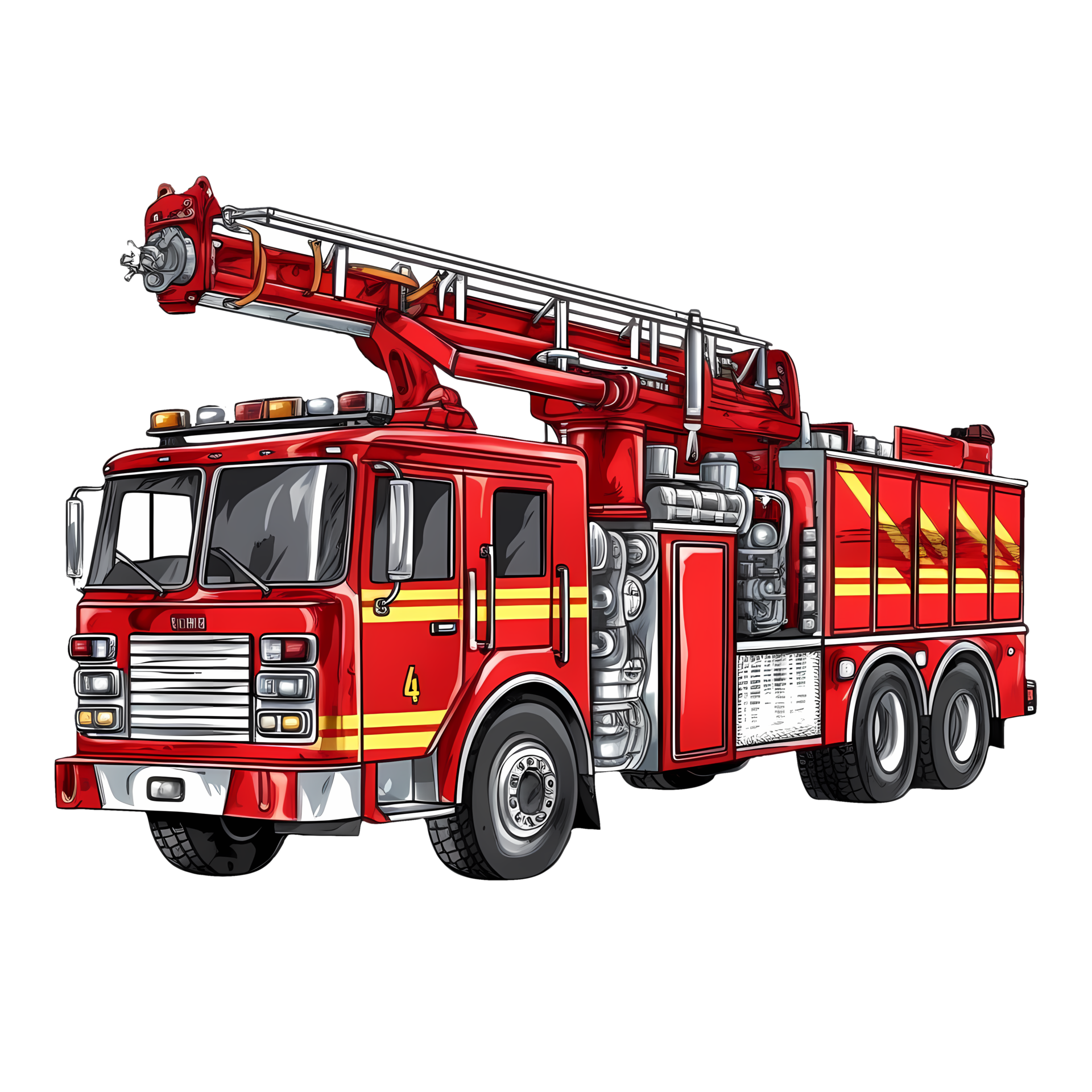 Cute Fire Truck Fireman Clipart Illustration AI Generative 27238565 PNG cute-fire-truck-fireman-clipart-illustration-ai-generative-27238565-png