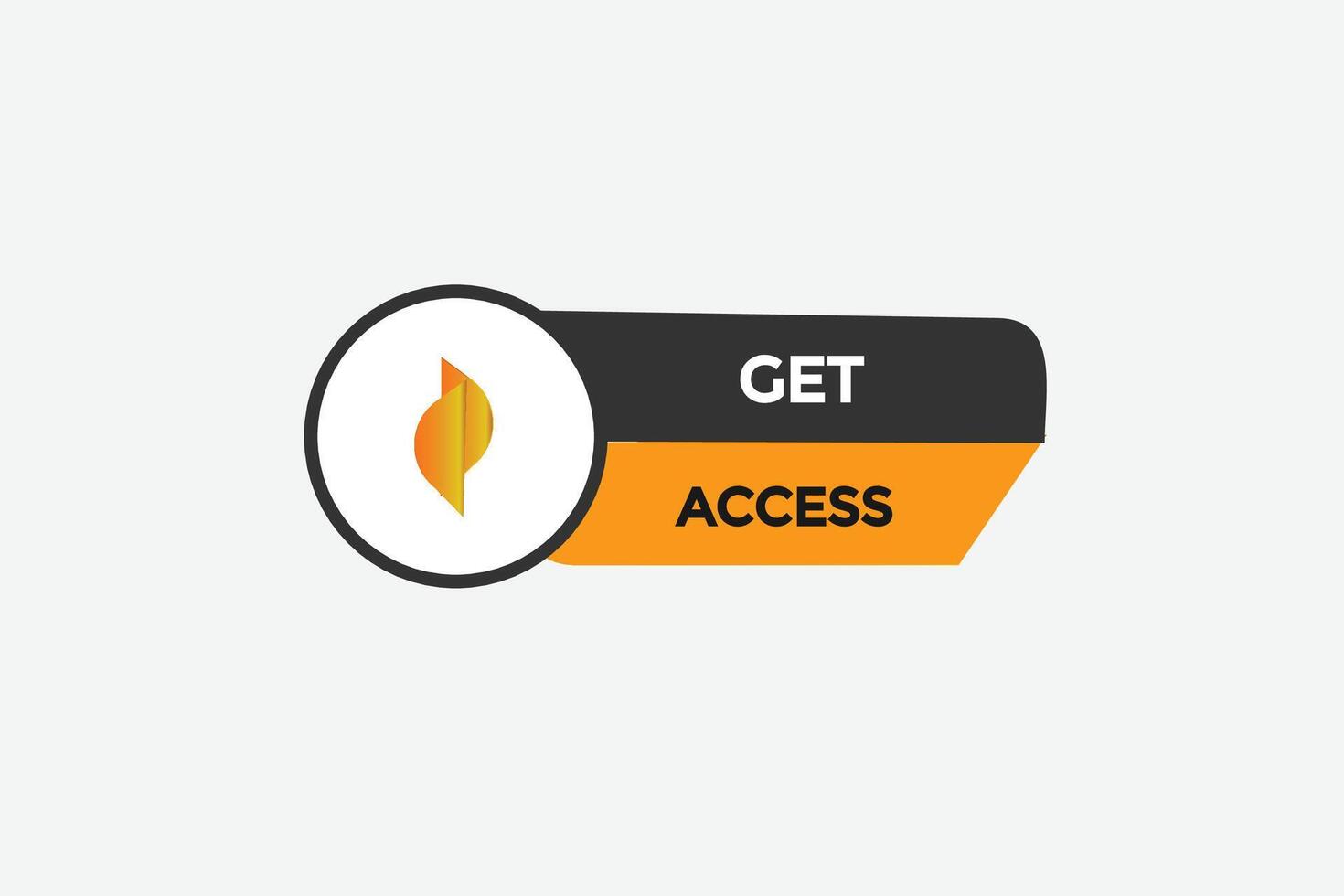 new get access, level, sign, speech, bubble banner, 27238897 Vector Art