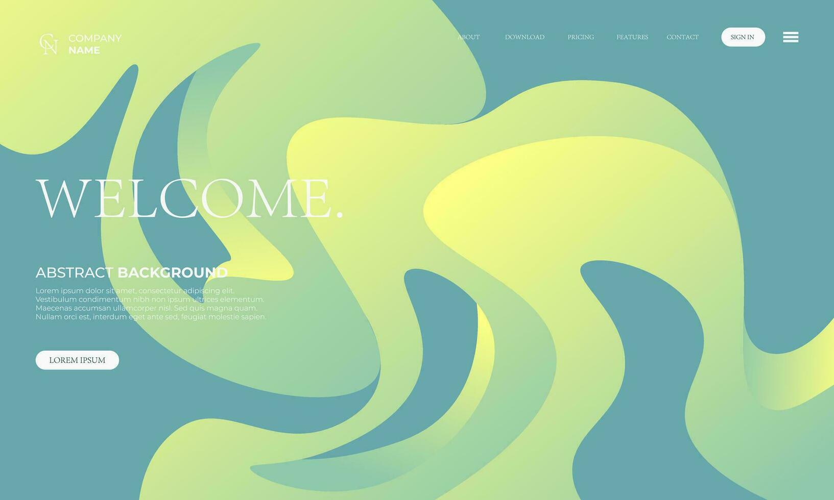 Modern Gradient Homepage Background vector