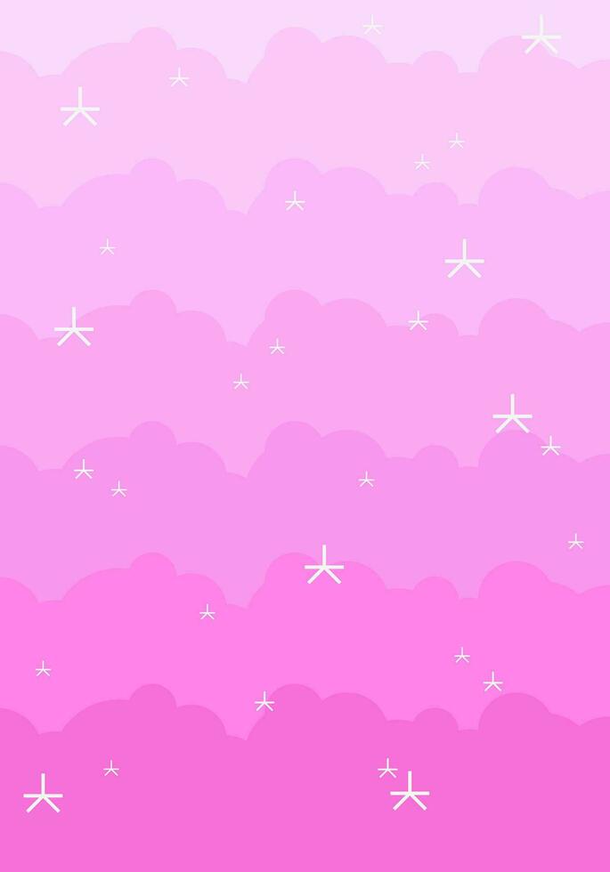 Beautiful Gradient Cloud Background vector