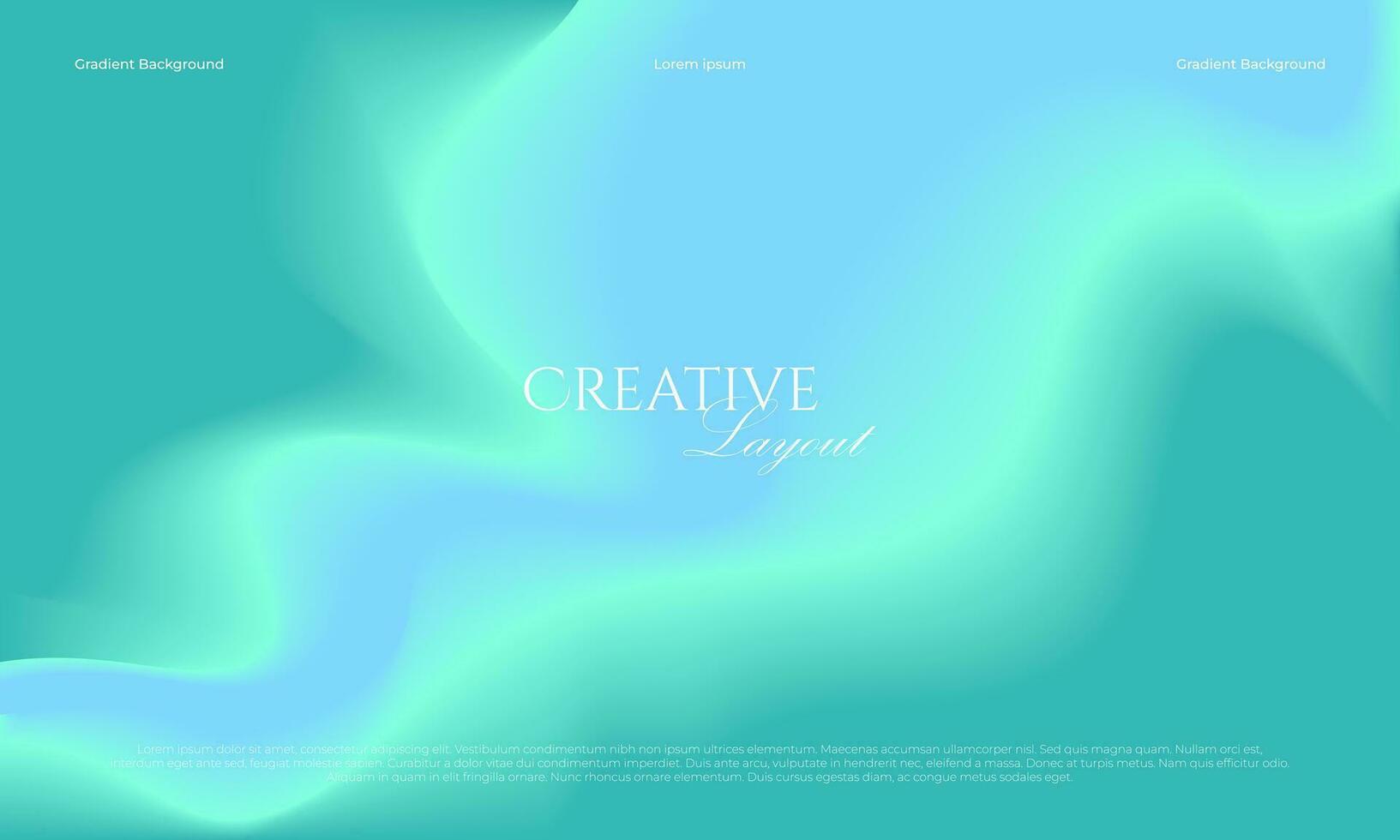 Creative Gradient Hompage Background vector
