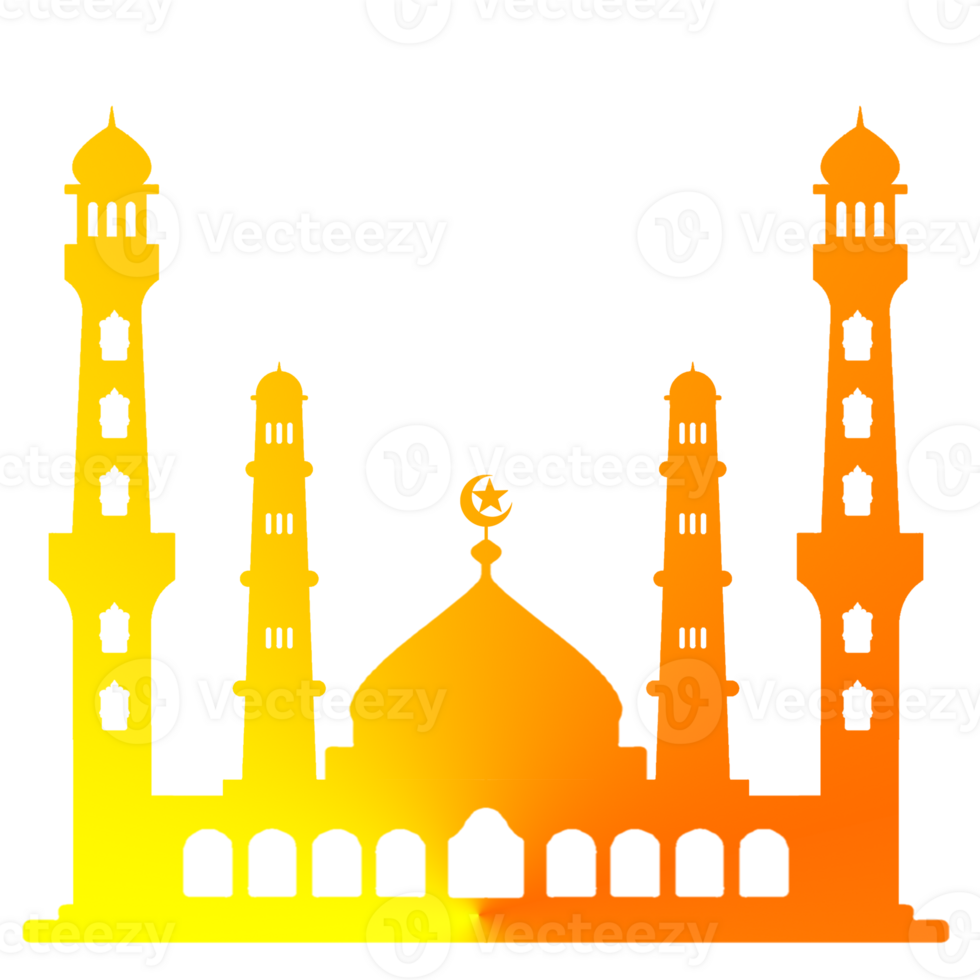 conception modèle symbole avait mosquée utilisation pour musulman carte salutation png