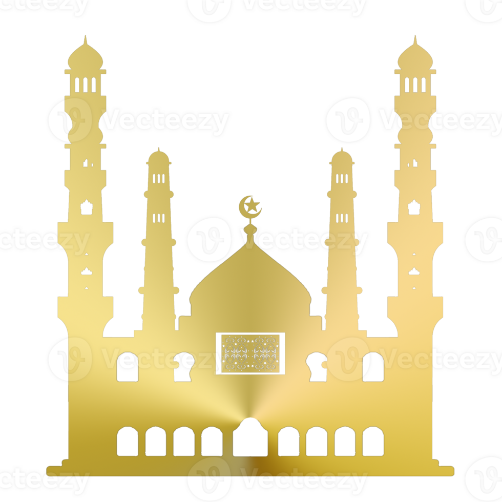 diseño modelo símbolo tenido mezquita utilizar para musulmán tarjeta saludo png