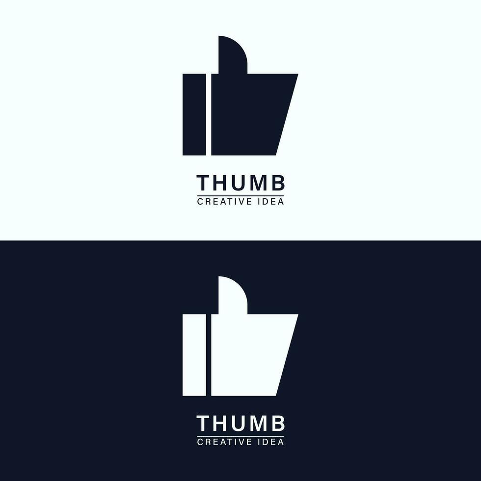 thumbs up button logo icon vector. vector