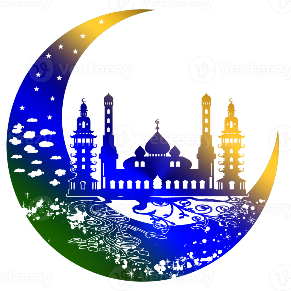 design pattern symbol had mosque use for Muslim card greeting png
