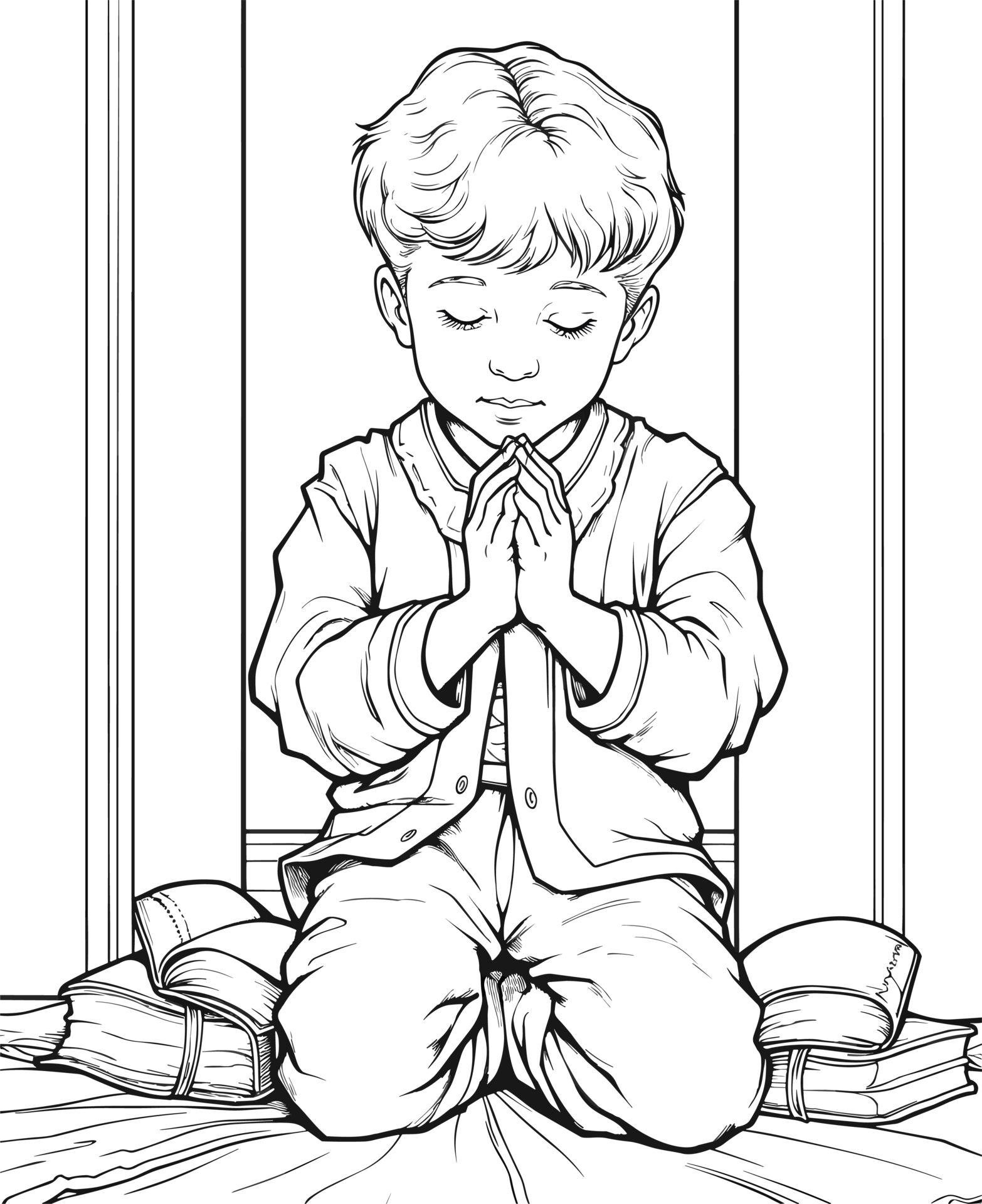 Praying for good ai generative 27239735 png