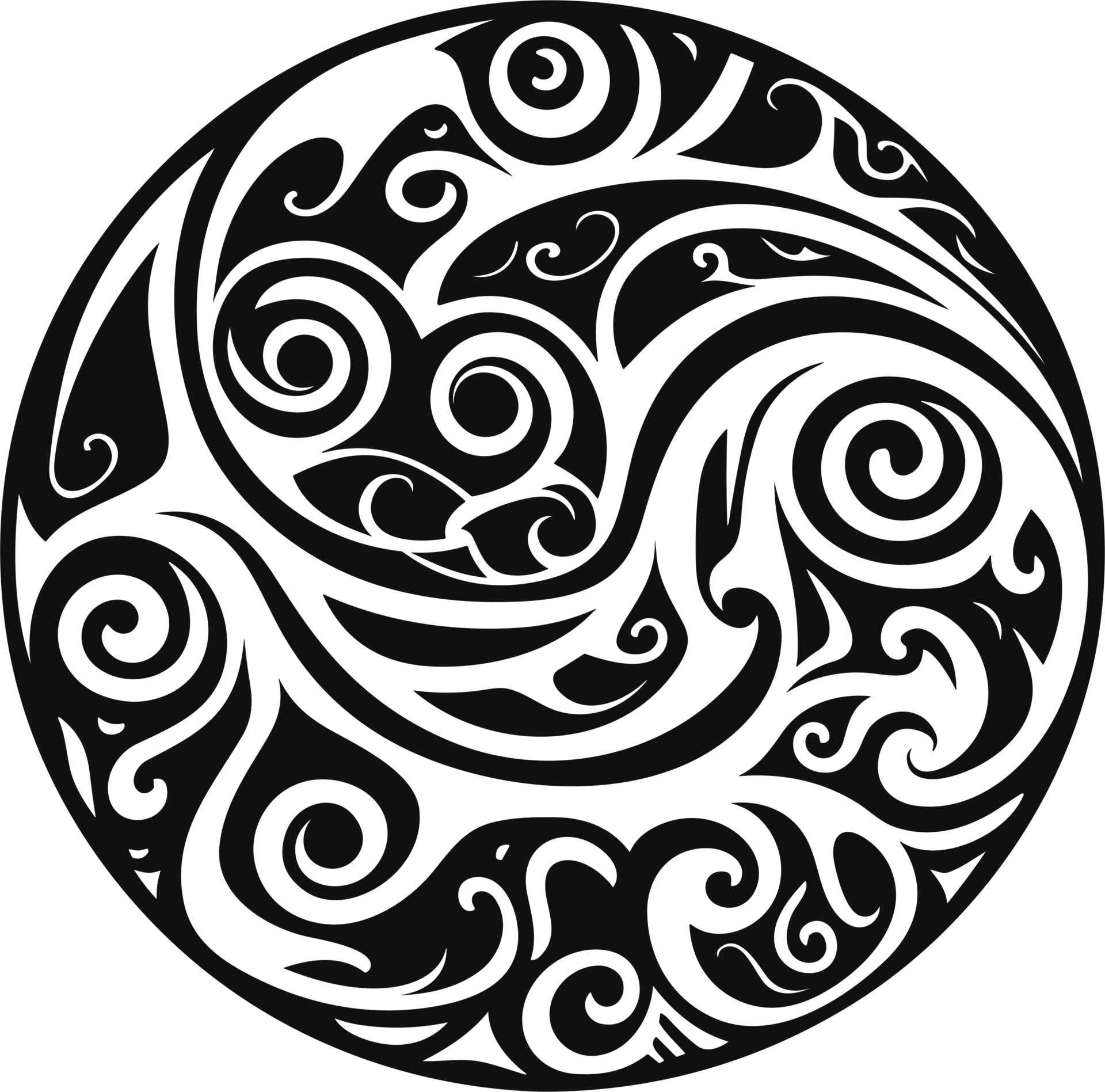 maori-tattoo-ornament-maori-taniwha-ai-generative-27240190-png