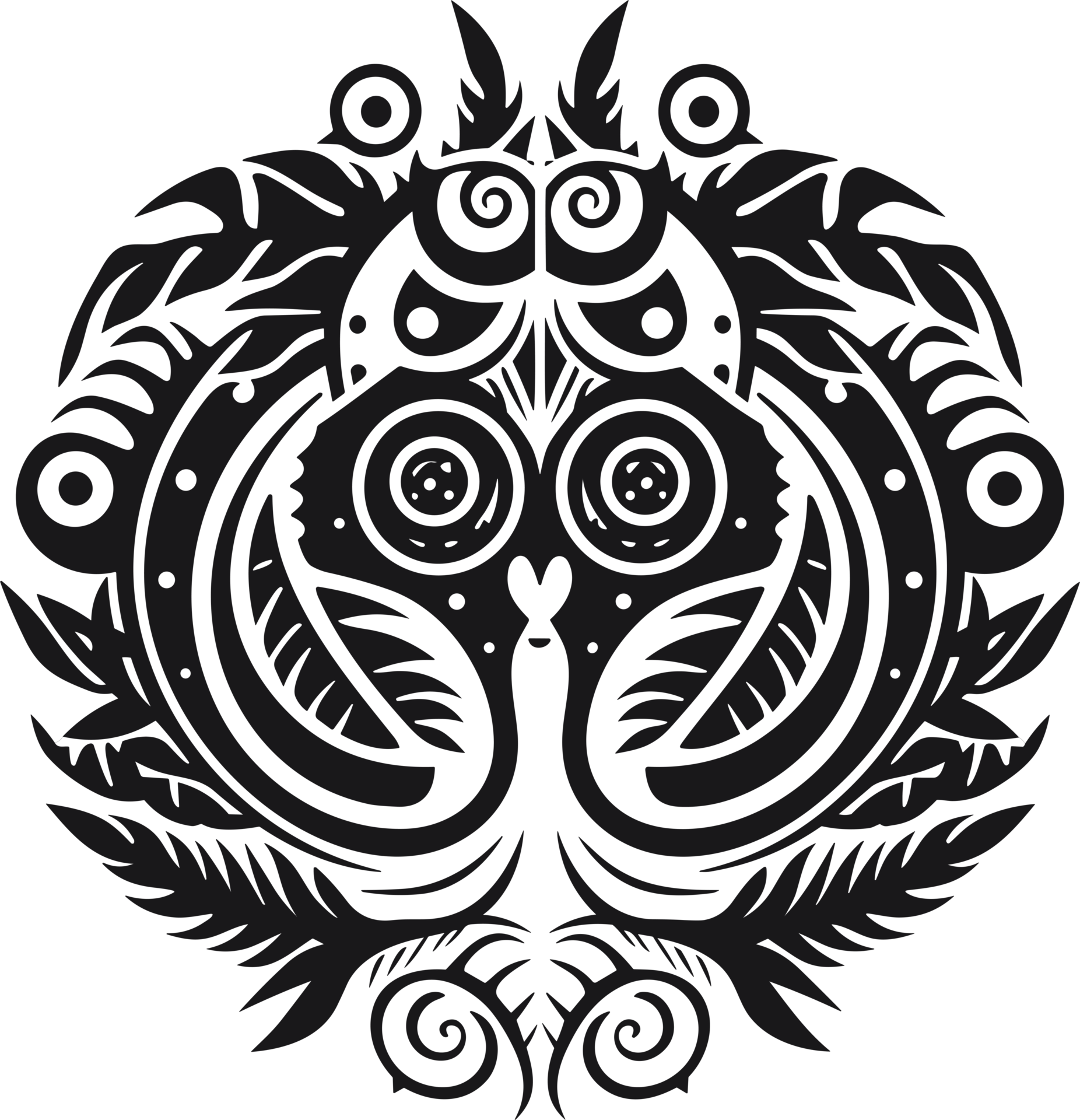 maori-tattoo-ornament-maori-taniwha-ai-generative-27240235-png