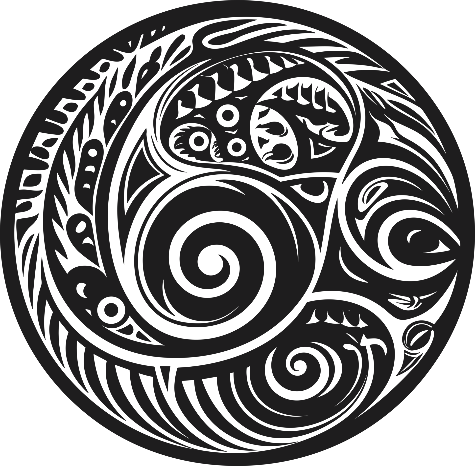 maori-tattoo-ornament-maori-taniwha-ai-generative-27240258-png