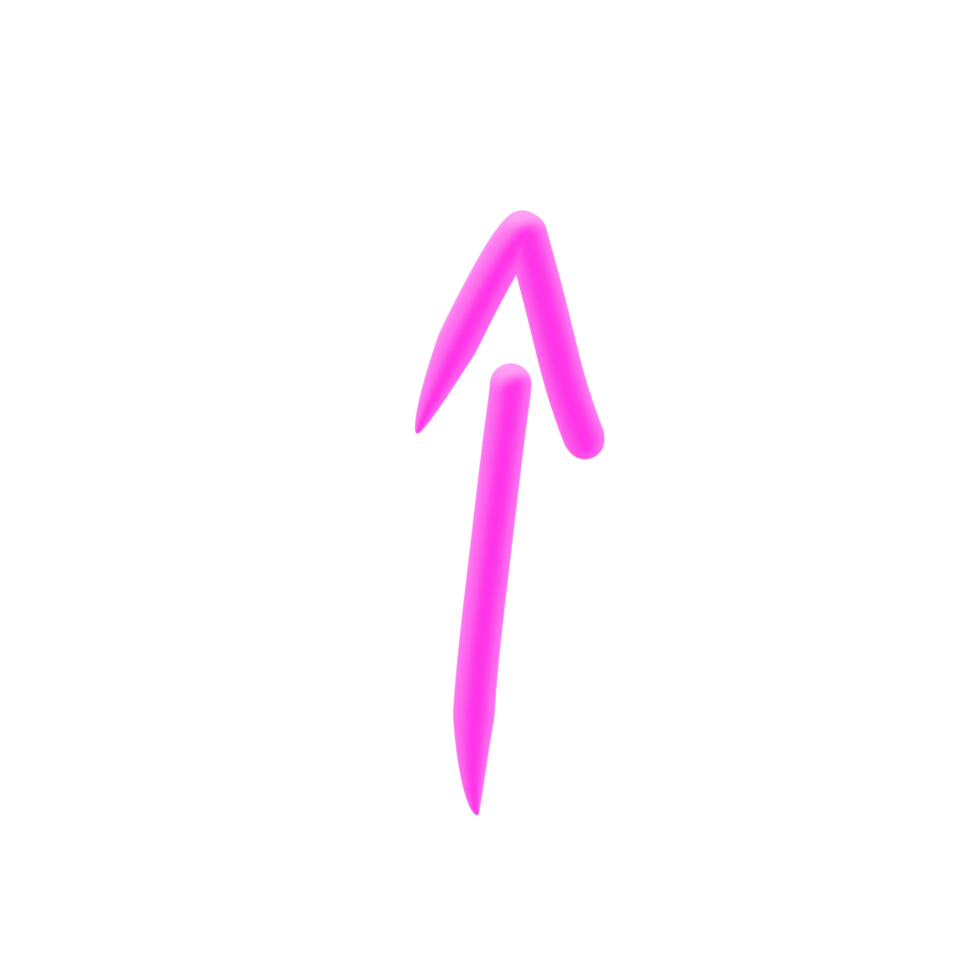 Arrow 3D Line png