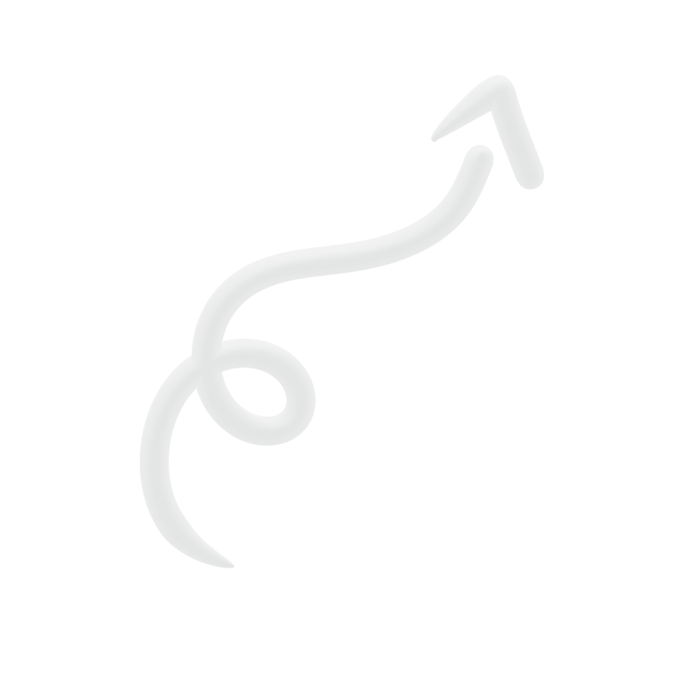 Arrow 3D Line png
