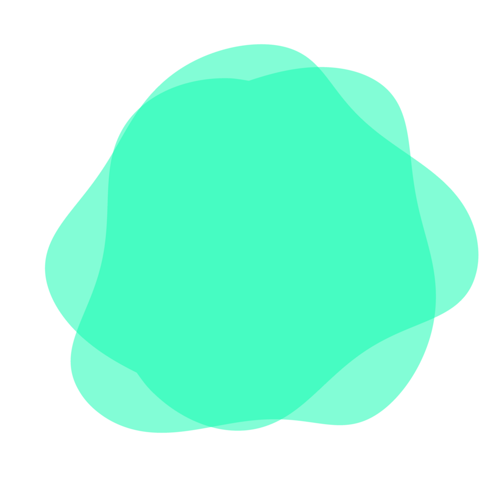 abstrait forme blobs png