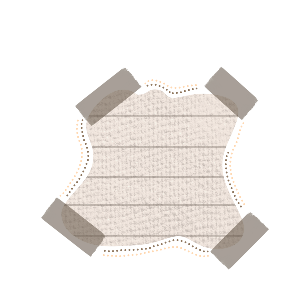 Aesthetic Sticky Note png