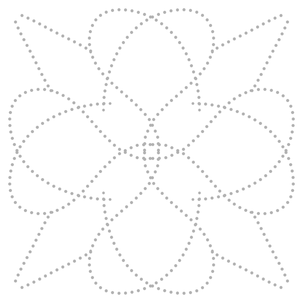 Dashed Flower element png