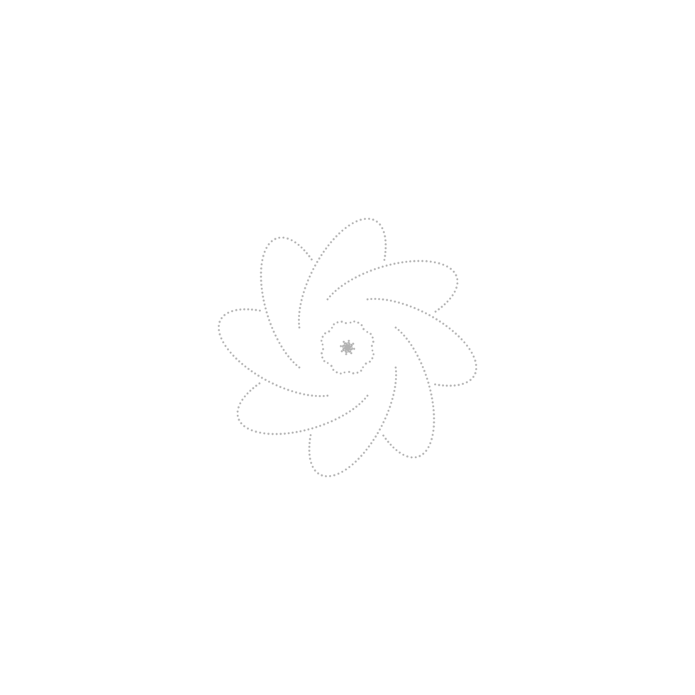 Dashed Flower element png
