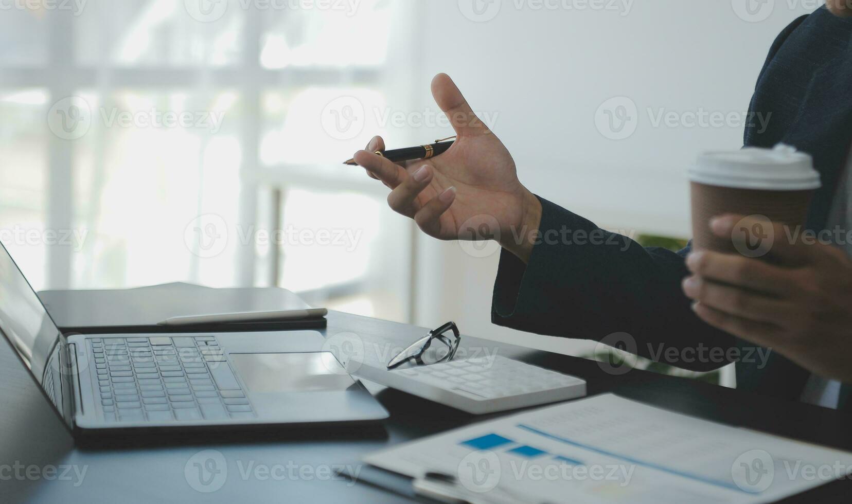 Business Documents, Auditor businesswoman checking searching document legal prepare paperwork or report for analysis TAX time,accountant Documents data contract partner deal in workplace office photo