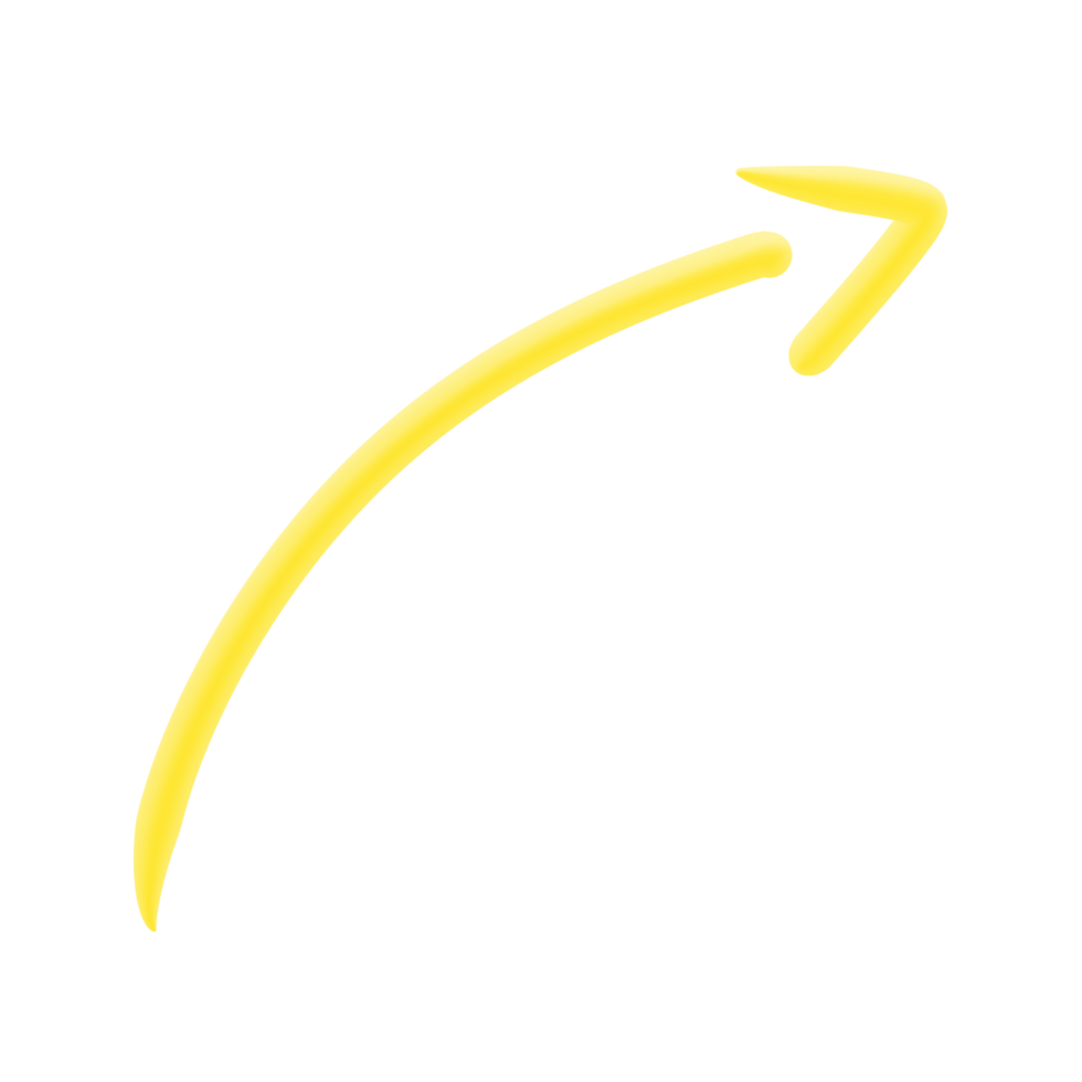 Arrow 3D Line png