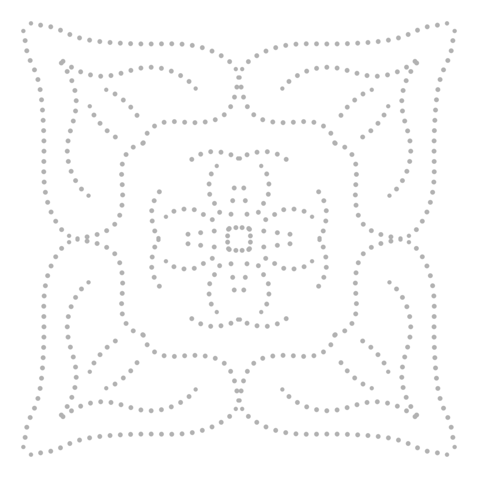Dashed Flower element png