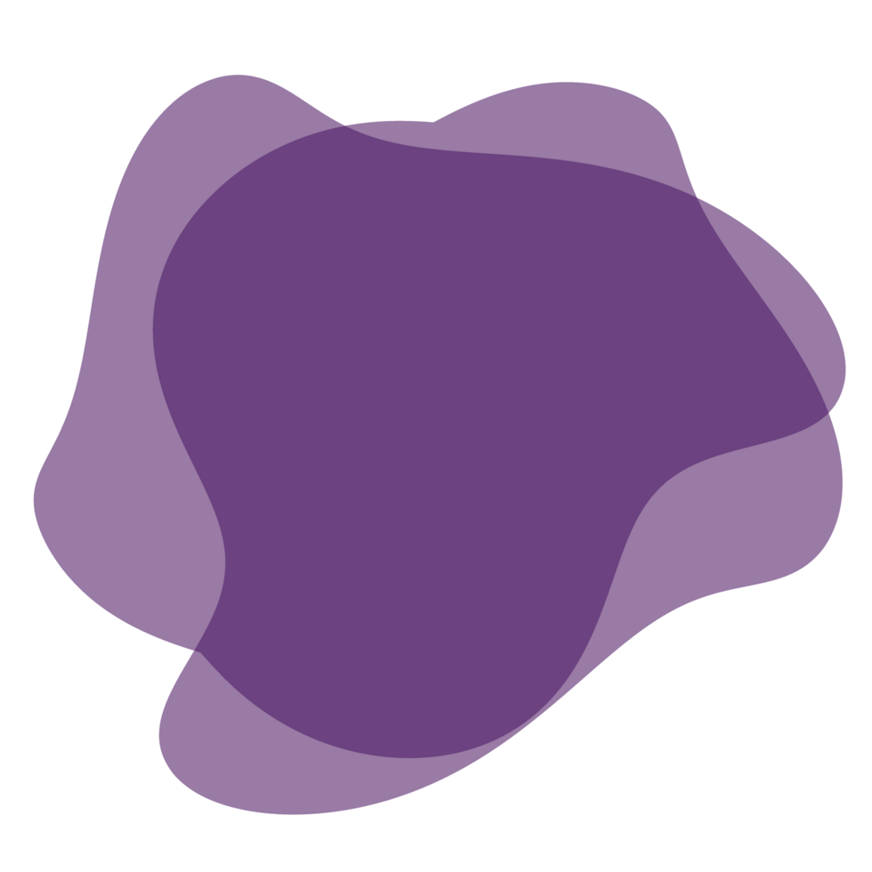 abstrait forme blobs png