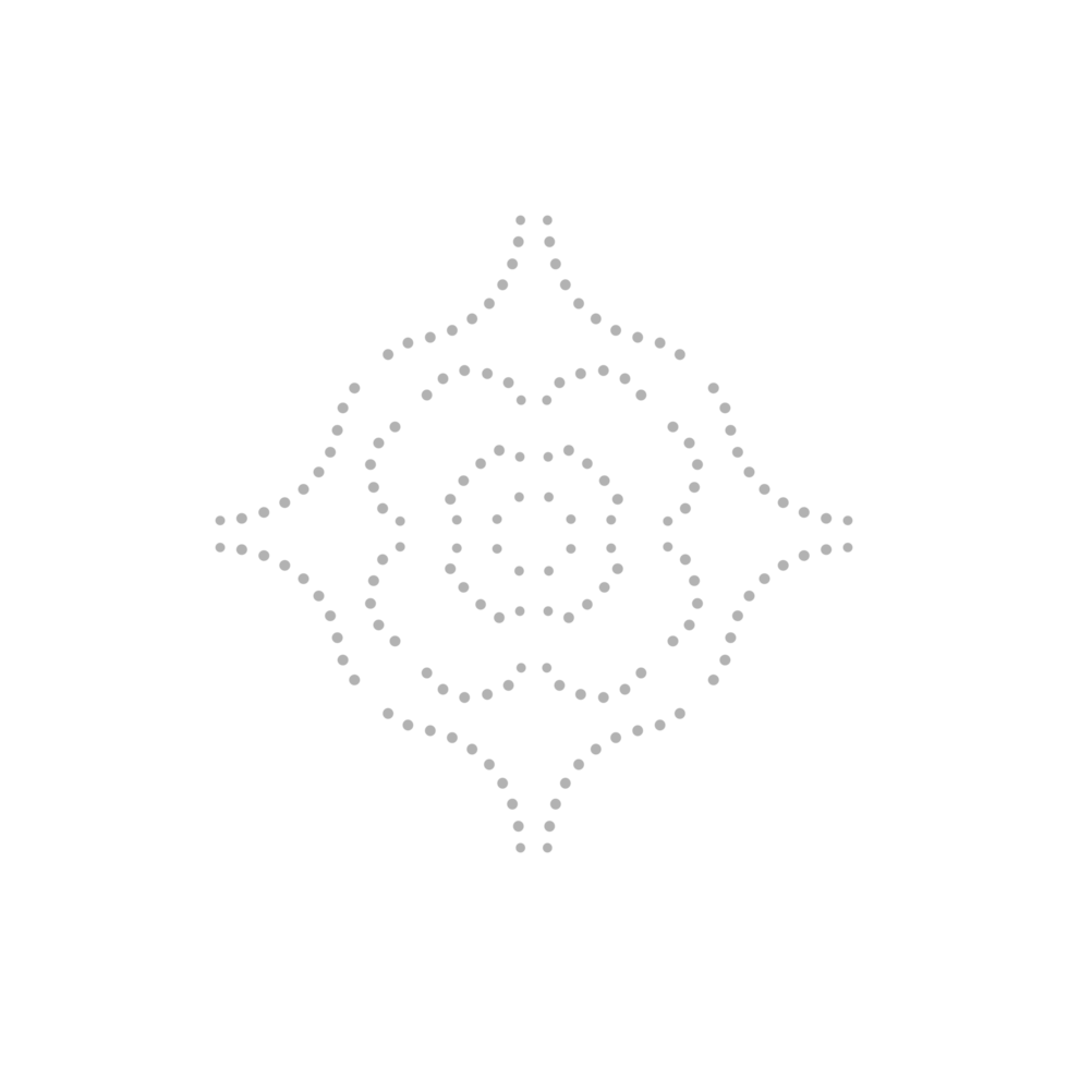 Dashed Flower element png
