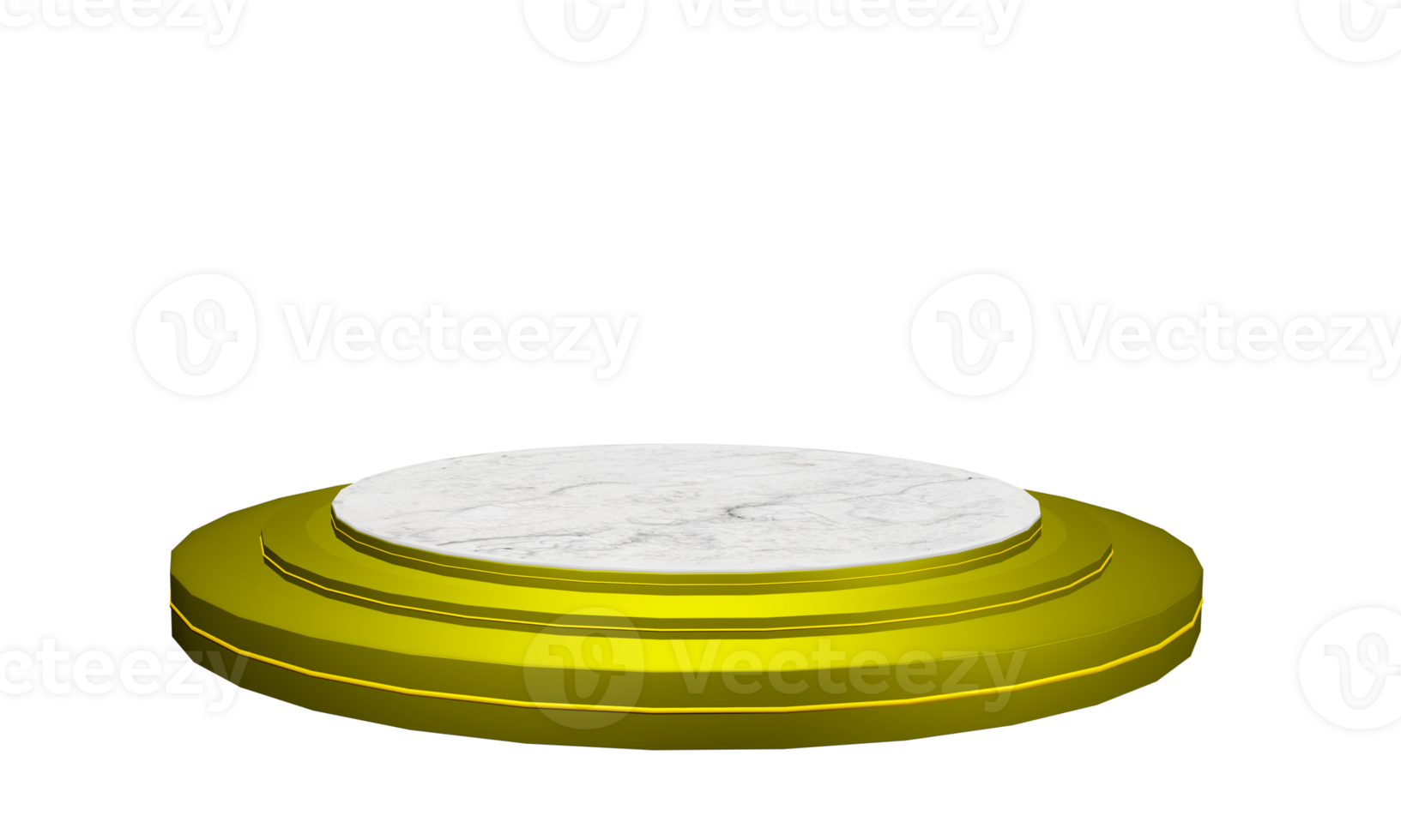 3D Round Podium png