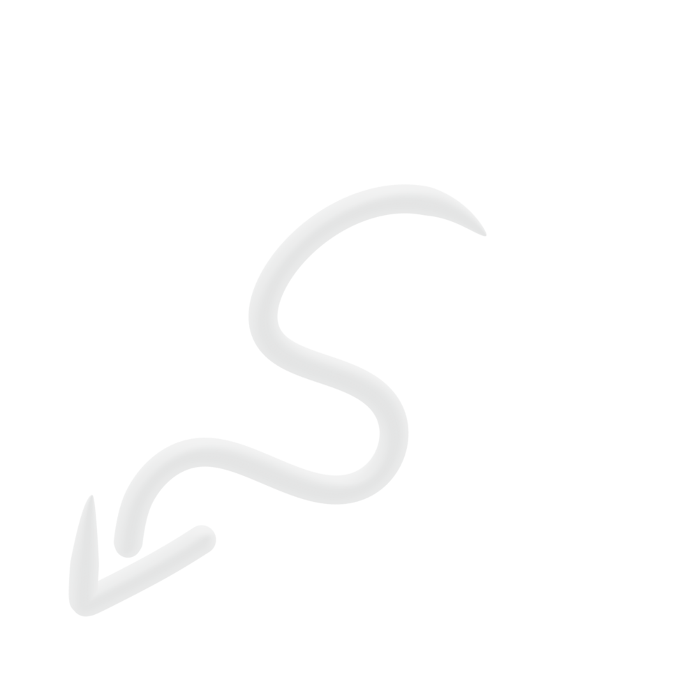 Arrow 3D Line png