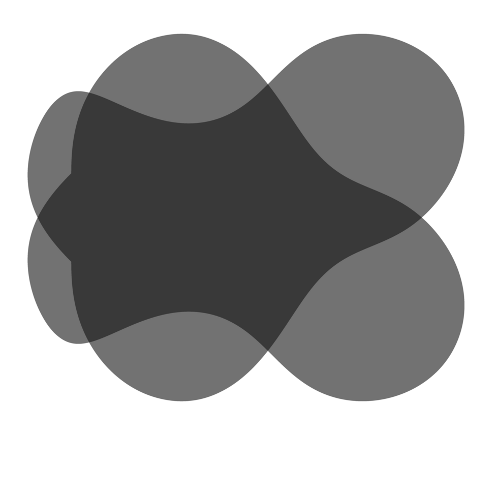 abstrait forme blobs png